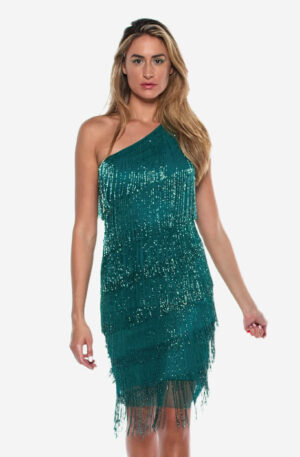 Spark nigh party dress green